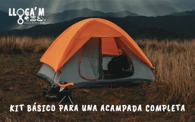 Kit básico para una acampada completa